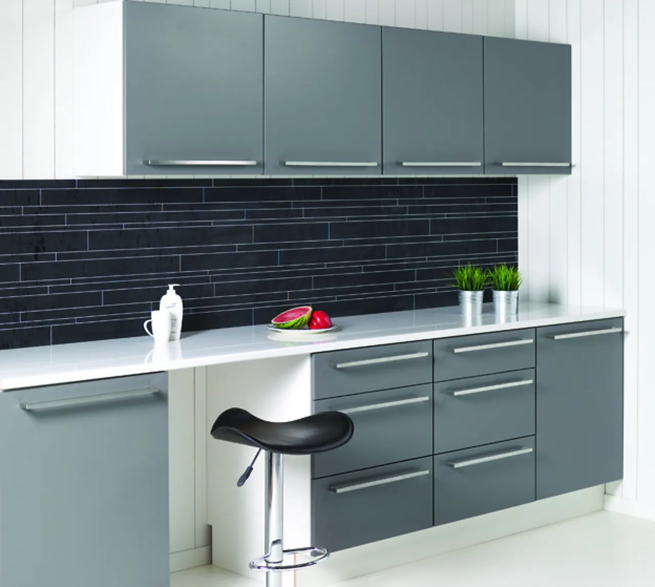 Kjøkkenplate 1066-KM99 Black bruddskifer 11x620x580 mm null - null - 2 - Miniatyr