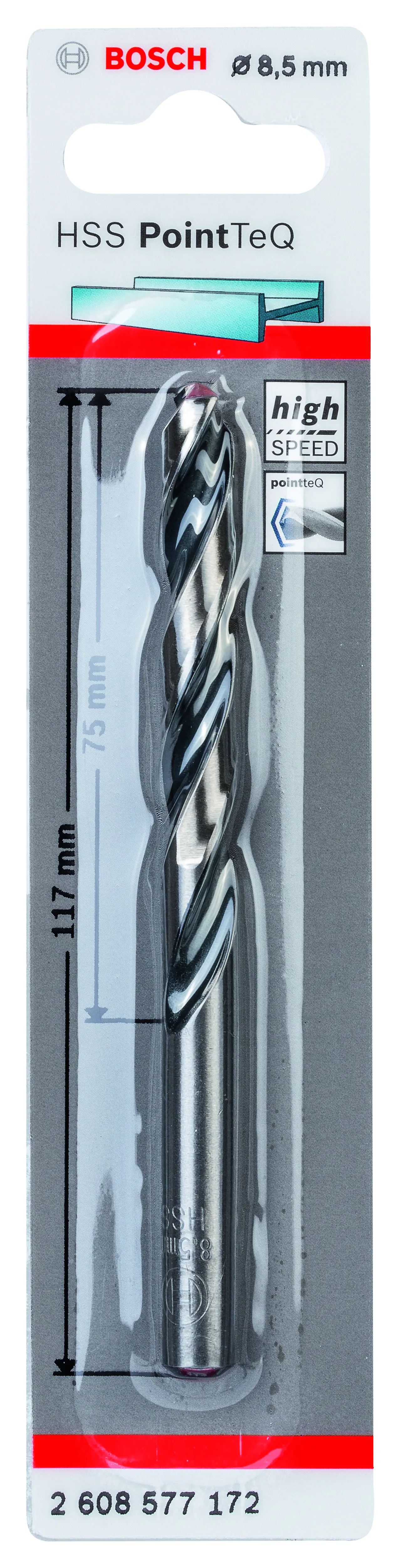 Metallbor pointtec hss-r 8,5mm bosch   n40