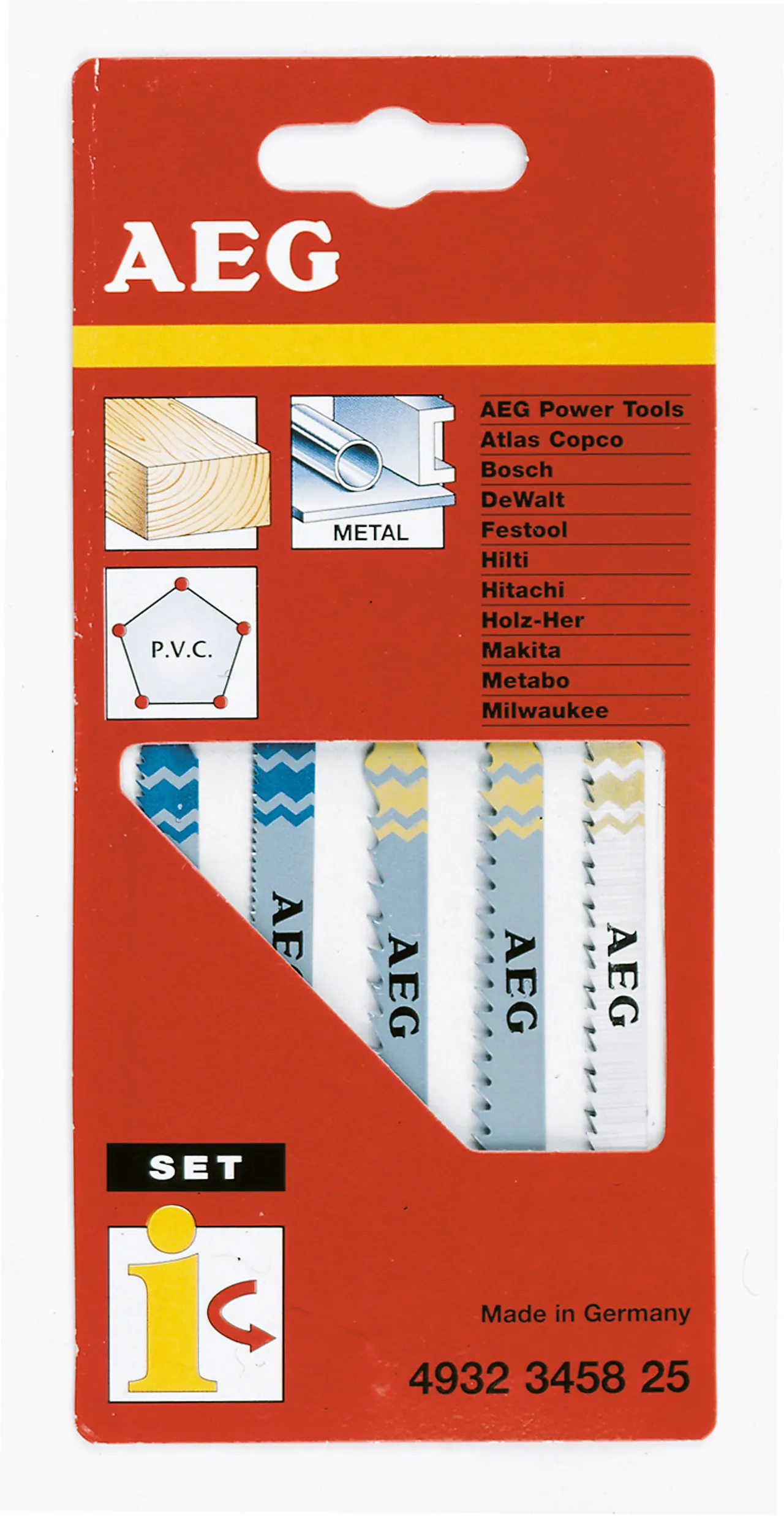 Stikksagblad sett a5  milw