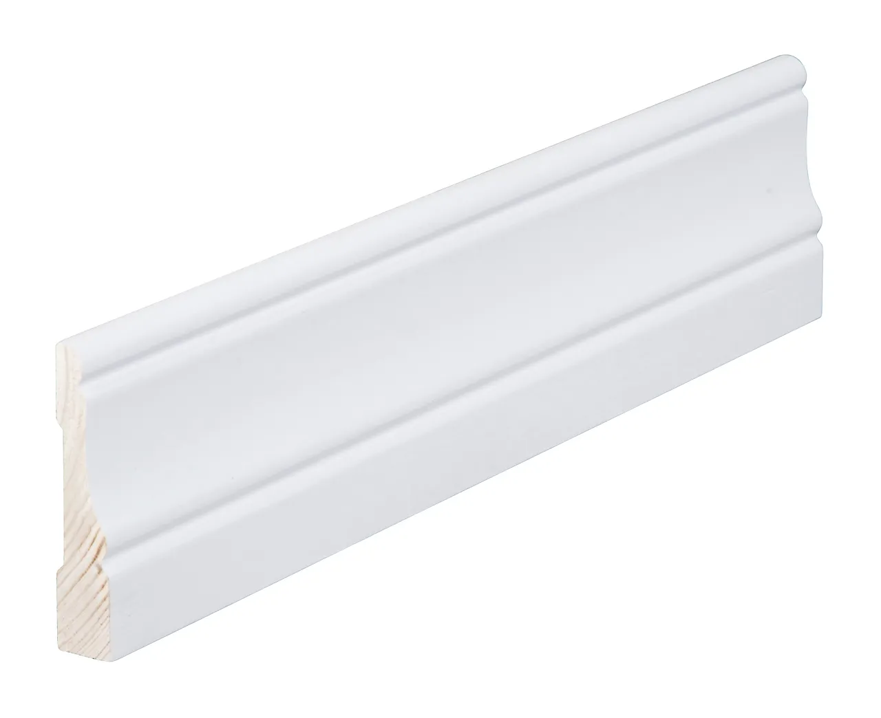 Kombilist furu profilert hvit bomull S0502-Y 16x070x4400 mm Kombilist furu profilert hvit bomull S0502-Y 16x070x4400 mm