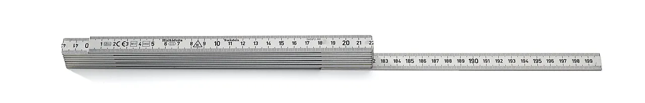 Hultafors meterstokk aluminium A59-2-10 2M null - 2 - 3 - Miniatyr