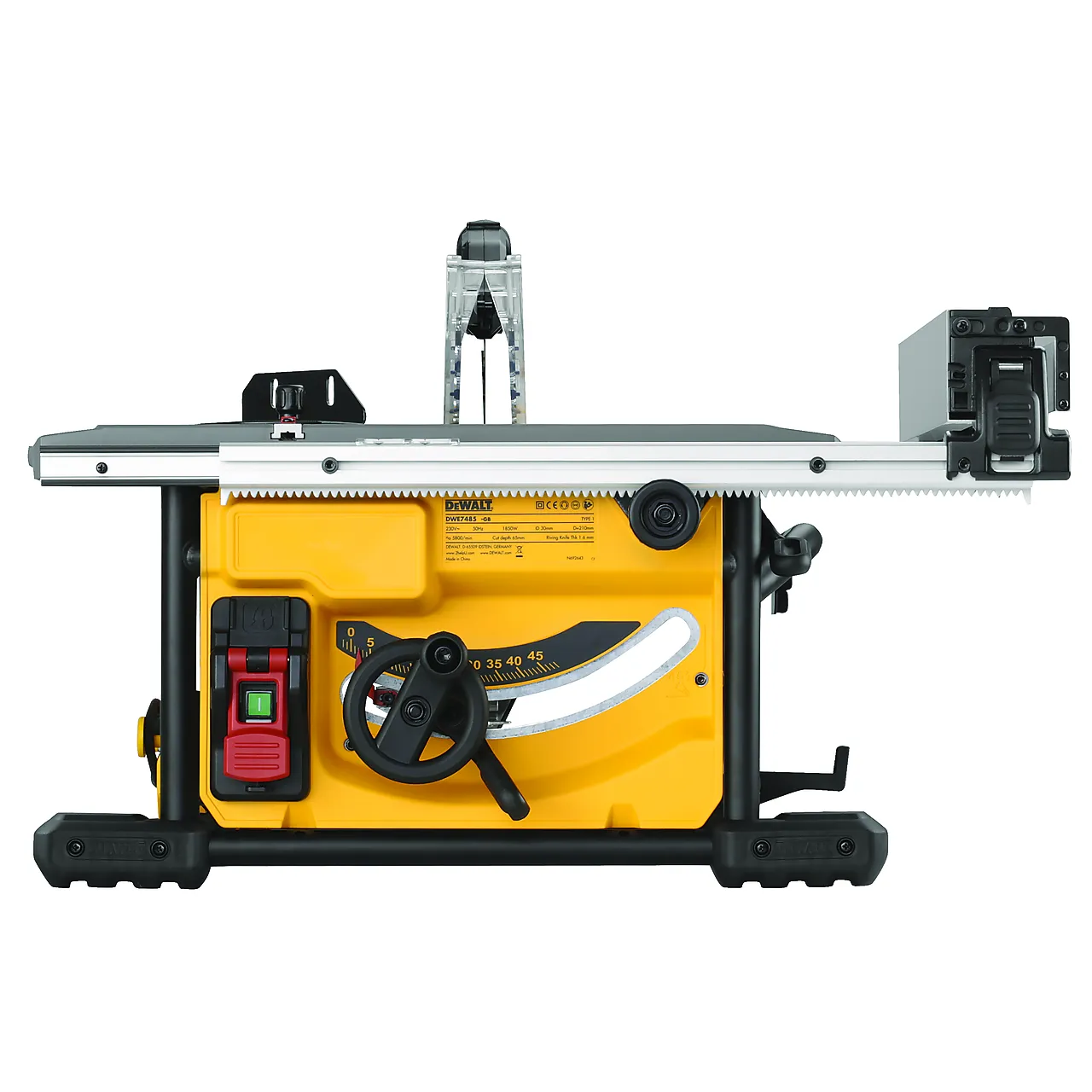 Bordsag 230V DWE7485-QS 210 mm