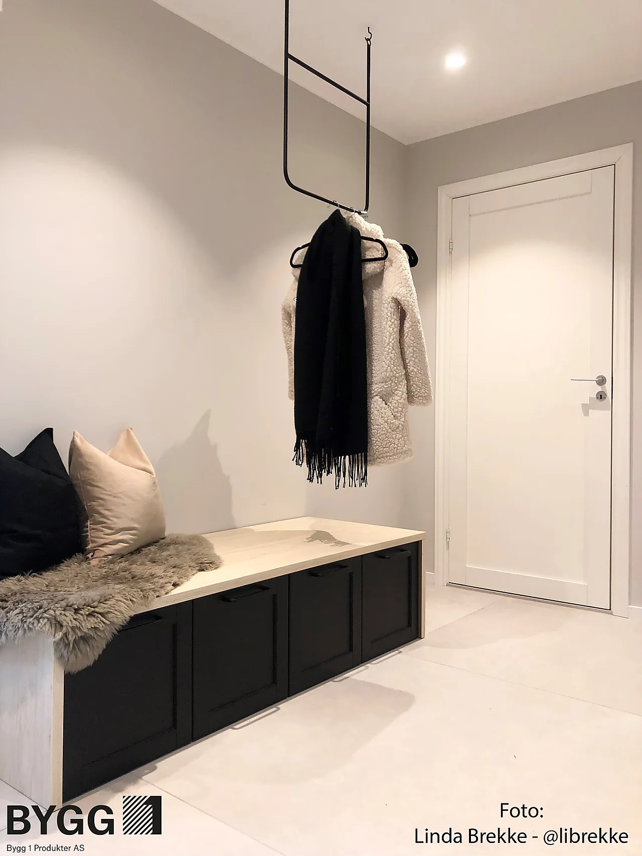 Innerdør Base 1 hvit 70x200 cm null - 70x200 cm - 3 - Miniatyr