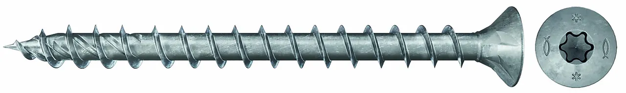 Fischer Power-Fast II treskrue helgjenget 3,5x25 mm TX20 200 stk Fischer Power-Fast II treskrue helgjenget 3,5x25 mm TX20 200 stk