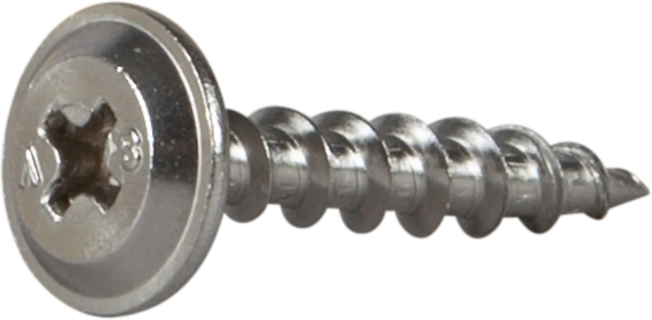 Montasjeskrue 4,2x25 a2 a-250rustfri skarp spiss tre/stål null - null - 2 - Miniatyr