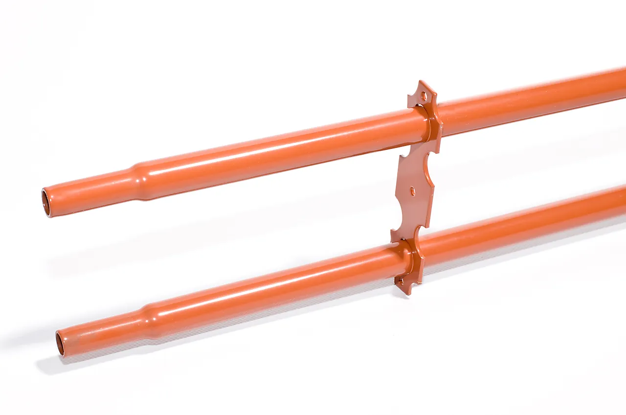 Snørekkverk 2-rørs 1,2 meter teglrød Snørekkverk 2-rørs 1,2 meter teglrød