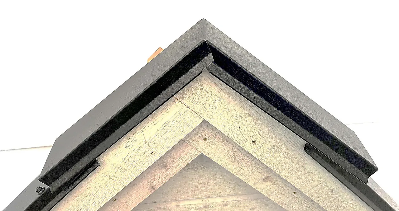 Vindskibeslag SP 90 mønegjæring sort null - null - 2 - Miniatyr