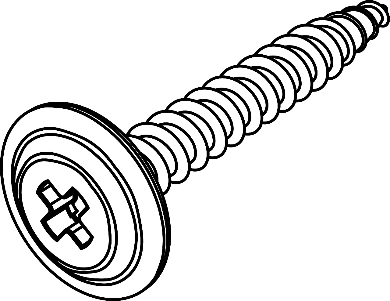 Montasjeskrue c4 4068 ecophon 100 stk/pk connect