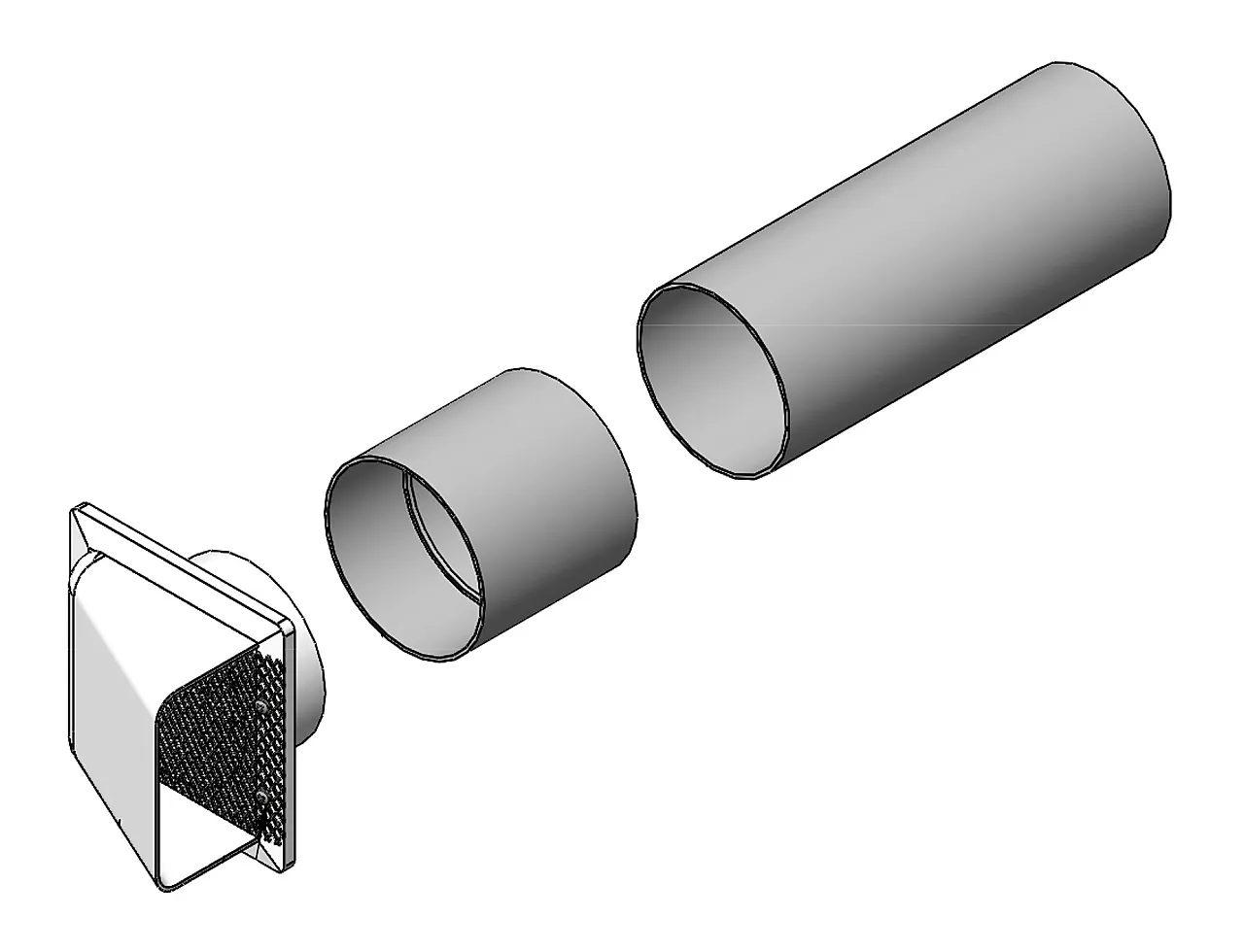 Veggjennomføring for lufttilførsel