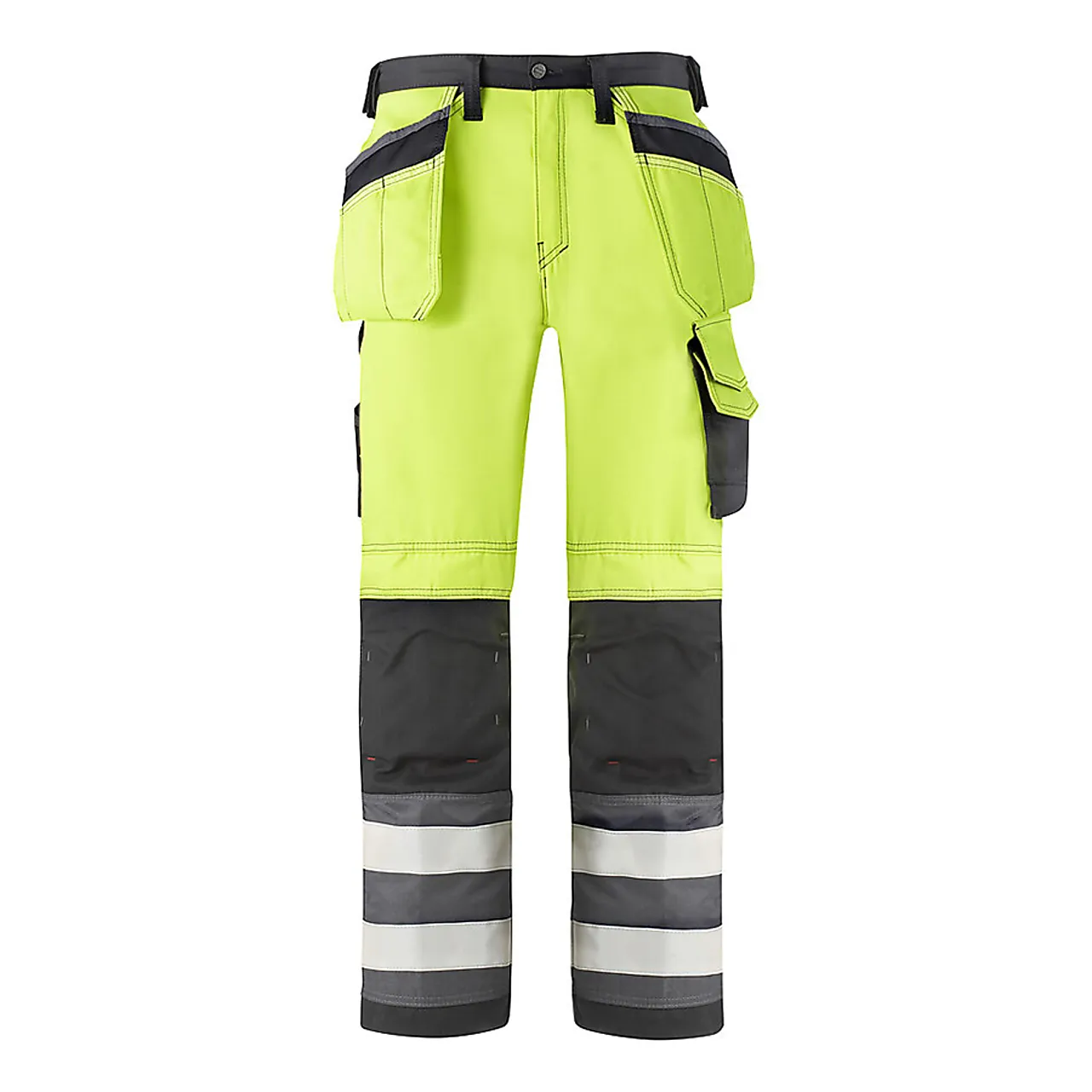 Håndverksbukse 3233 High Vis kl.2gul/sort str 44 null - null - 2 - Miniatyr