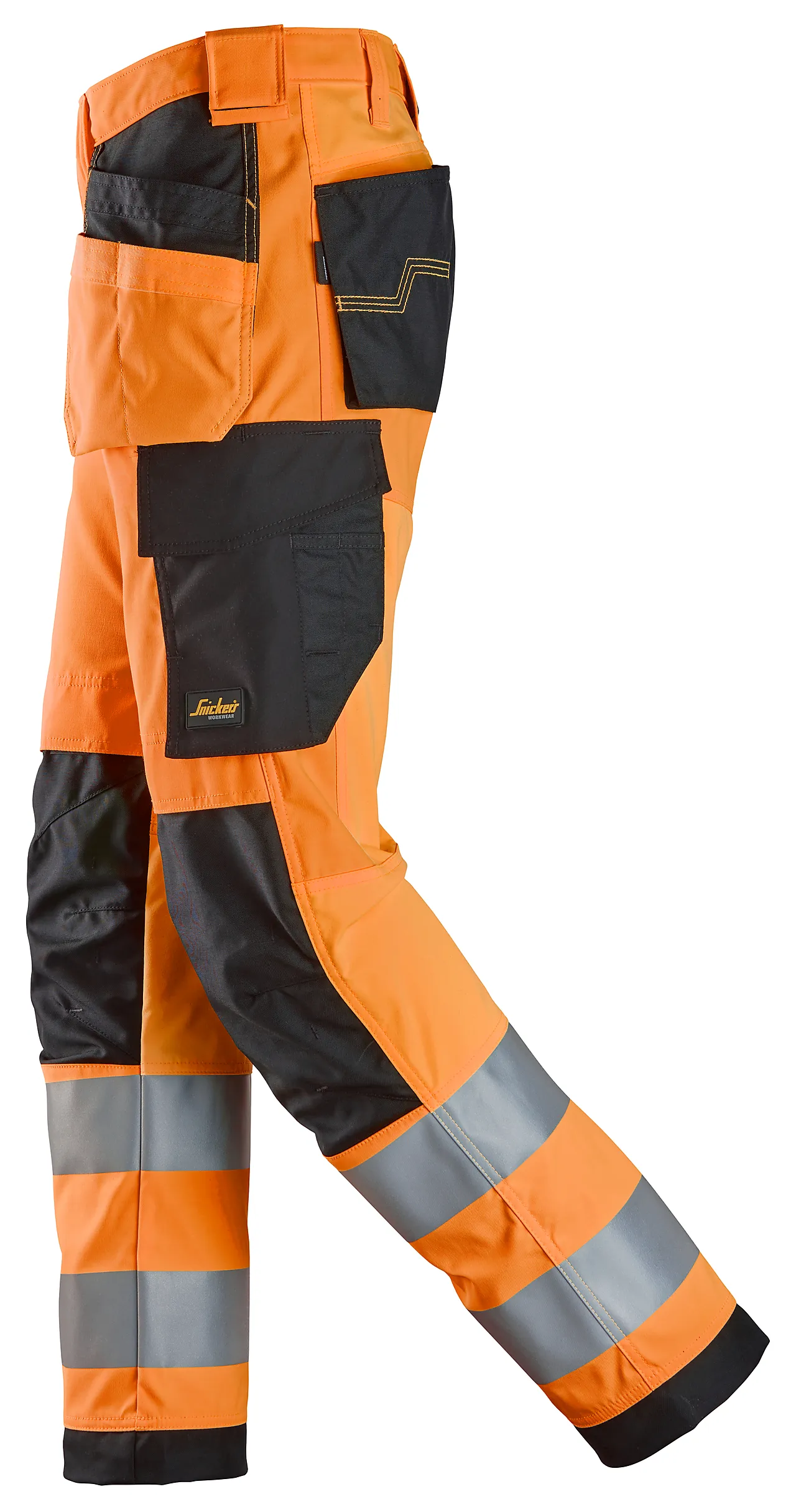 Bukse 6238 ora/sort kl2 hl 54 snickers workwear