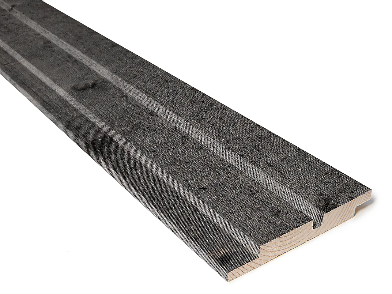 Gran 19x148  rett spor edelsort kledning dobbelfals rett null - null - 2 - Miniatyr