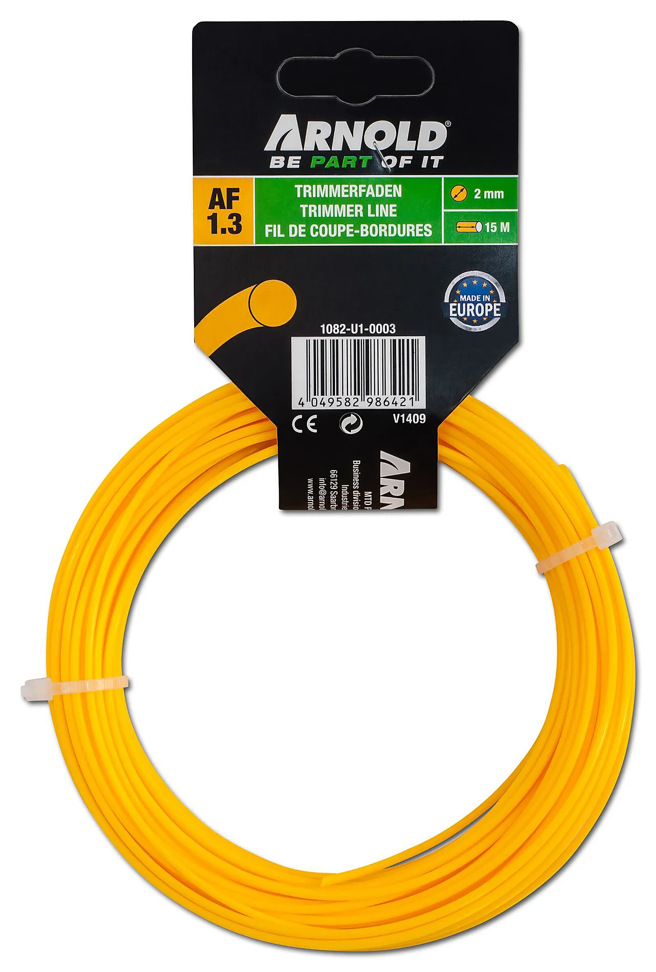 Trimmertråd rund 2,0 mm 15 meter Trimmertråd rund 2,0 mm 15 meter