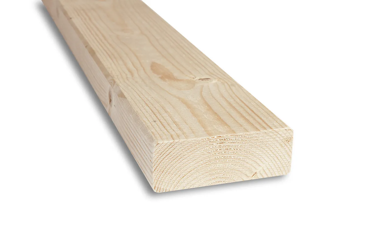 Konstruksjonsvirke C24 ubehandlet gran 36x98x4800 mm null - null - 2 - Miniatyr