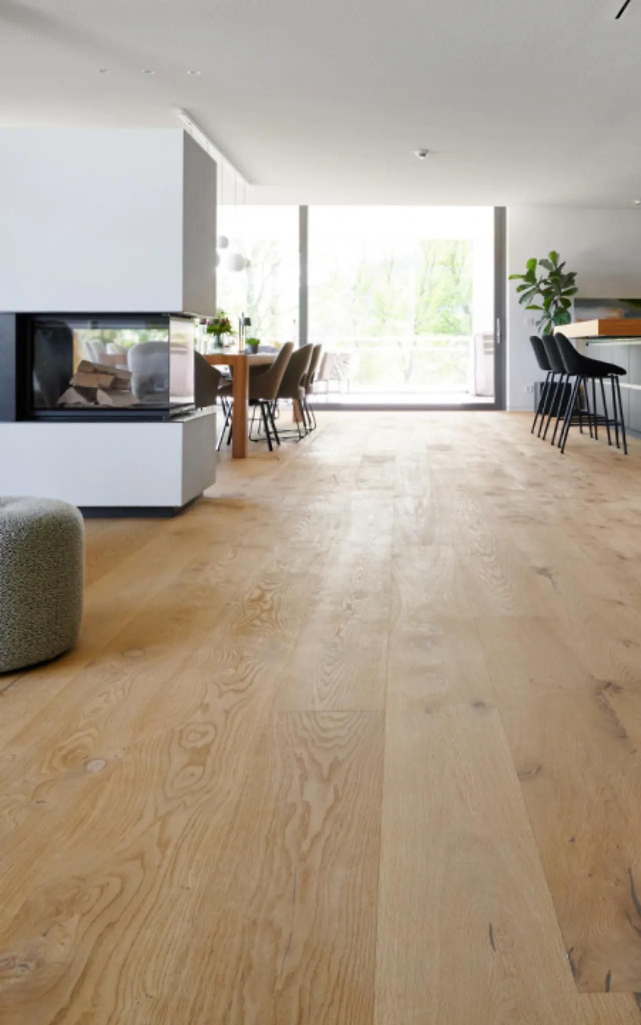 Eikegulv Massiv Heltre 28x250 mm null - null - 2 - Miniatyr