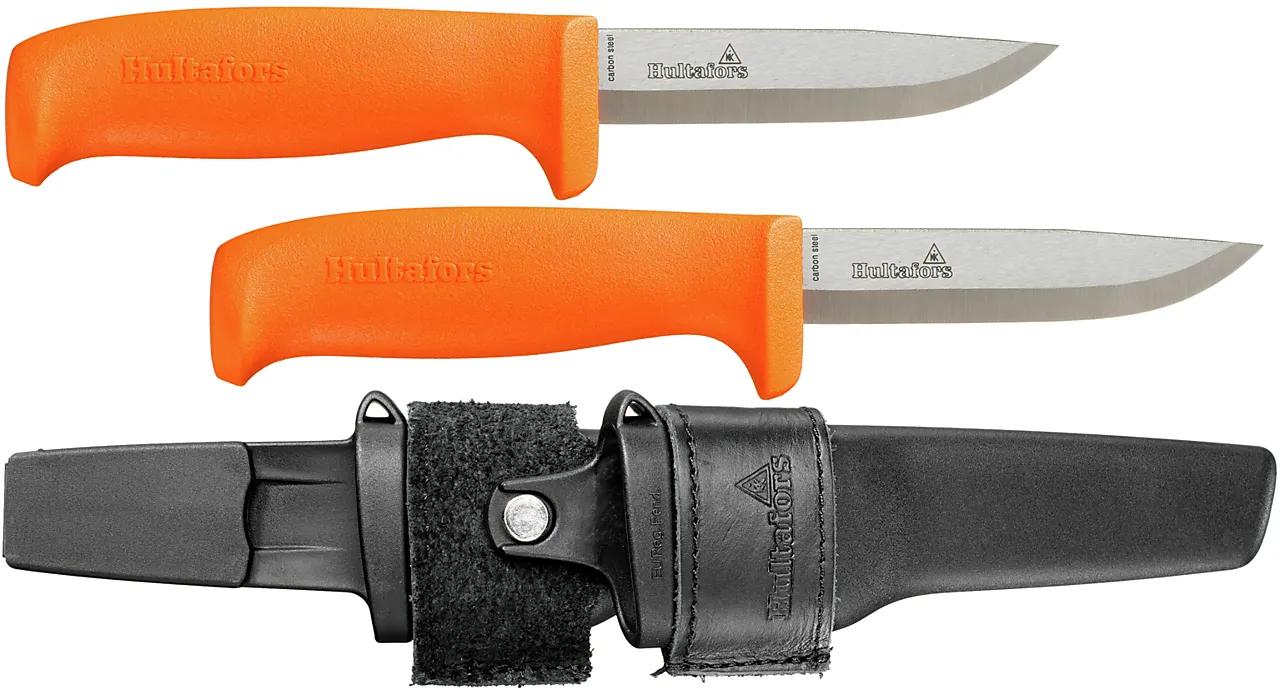 Håndverkskniv i dobbelthylster