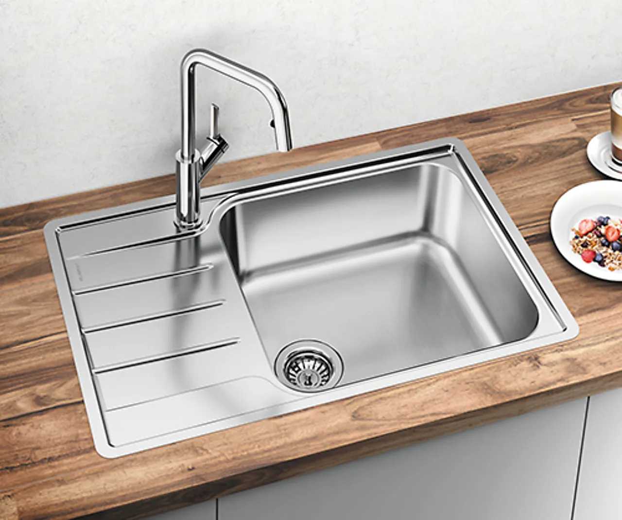 Kjøkkenvask Blanco Lemis XL 6S-IF Compact Kjøkkenvask Blanco Lemis XL 6S-IF Compact