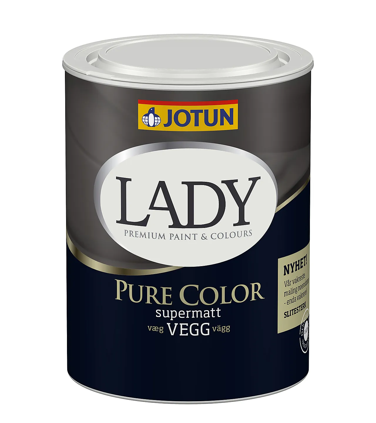 Lady pure color supermatt hvit base 0,68 liter null - null - 2 - Miniatyr
