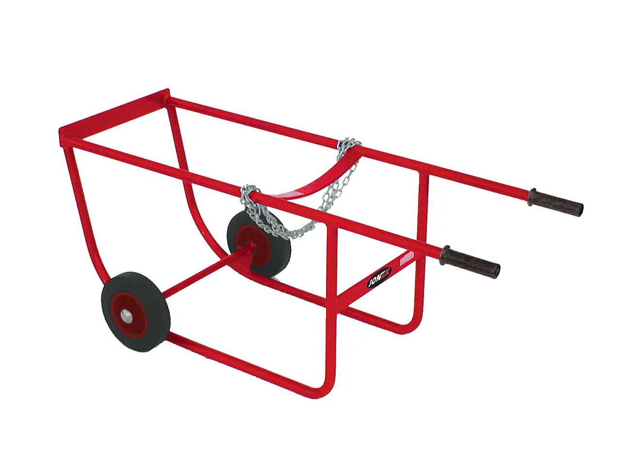 Fattralle med hjul 125x52,5x53 cm