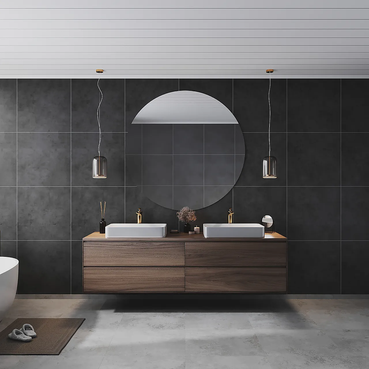 Smartpanel bad Houston VRB 11x620x2390 mm null - null - 2 - Miniatyr