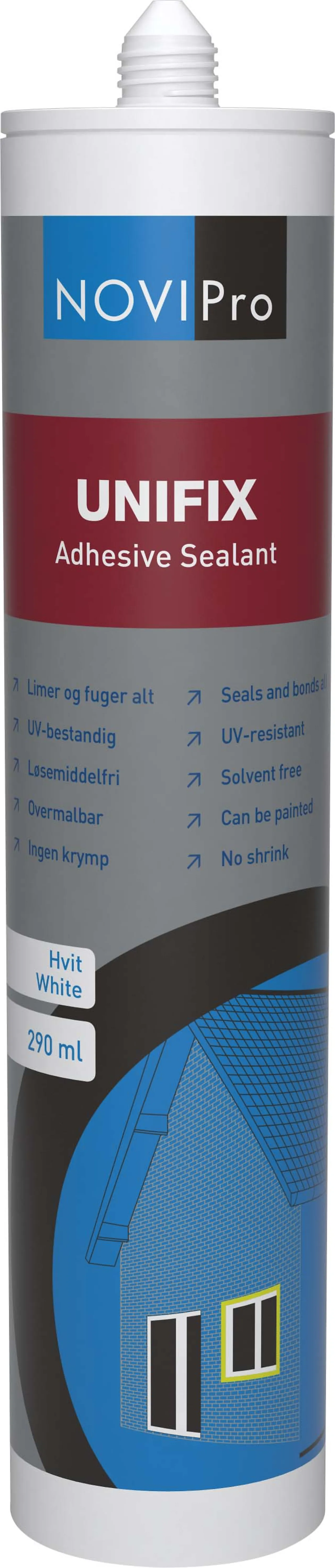 Unifix hvit 290ml lim