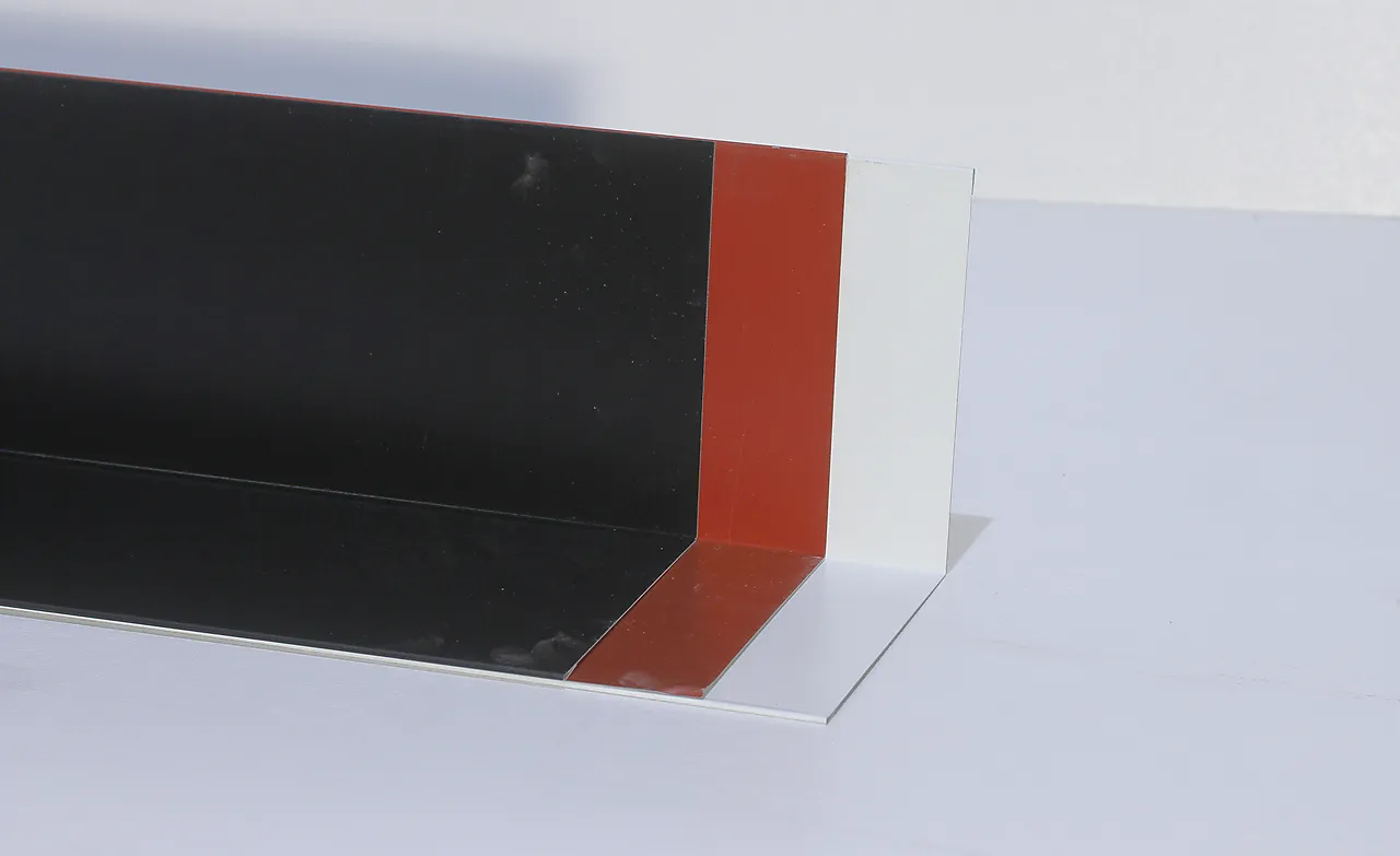 Overg.beslag 90 gr polyester sort alsvåg overgangsbeslag tak /vegg