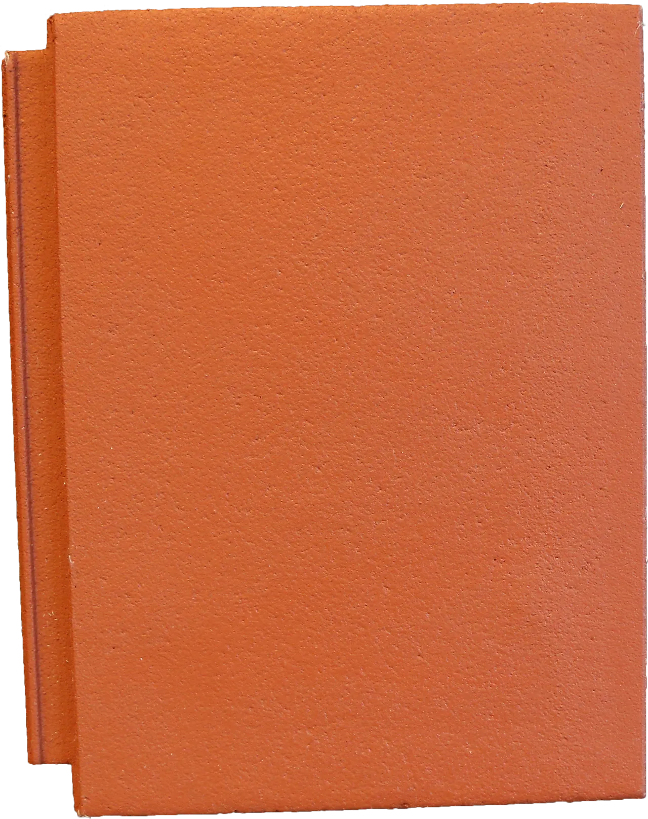 Takstein flat rustrød matt