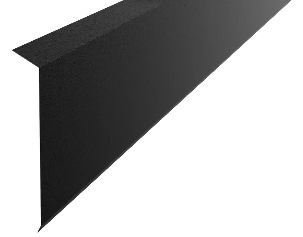 Forbordbeslag 17Cm Sort For Lektet Tak 2M Sort null - null - 2 - Miniatyr