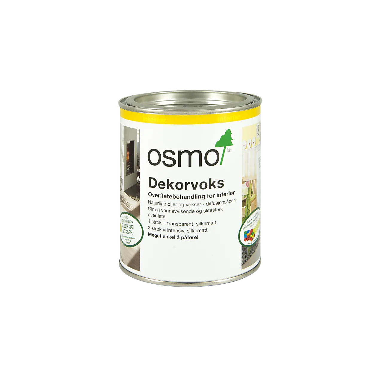 Dekorvoks transparent 3169 0,75 liter Sort Dekorvoks transparent 3169 0,75 liter Sort