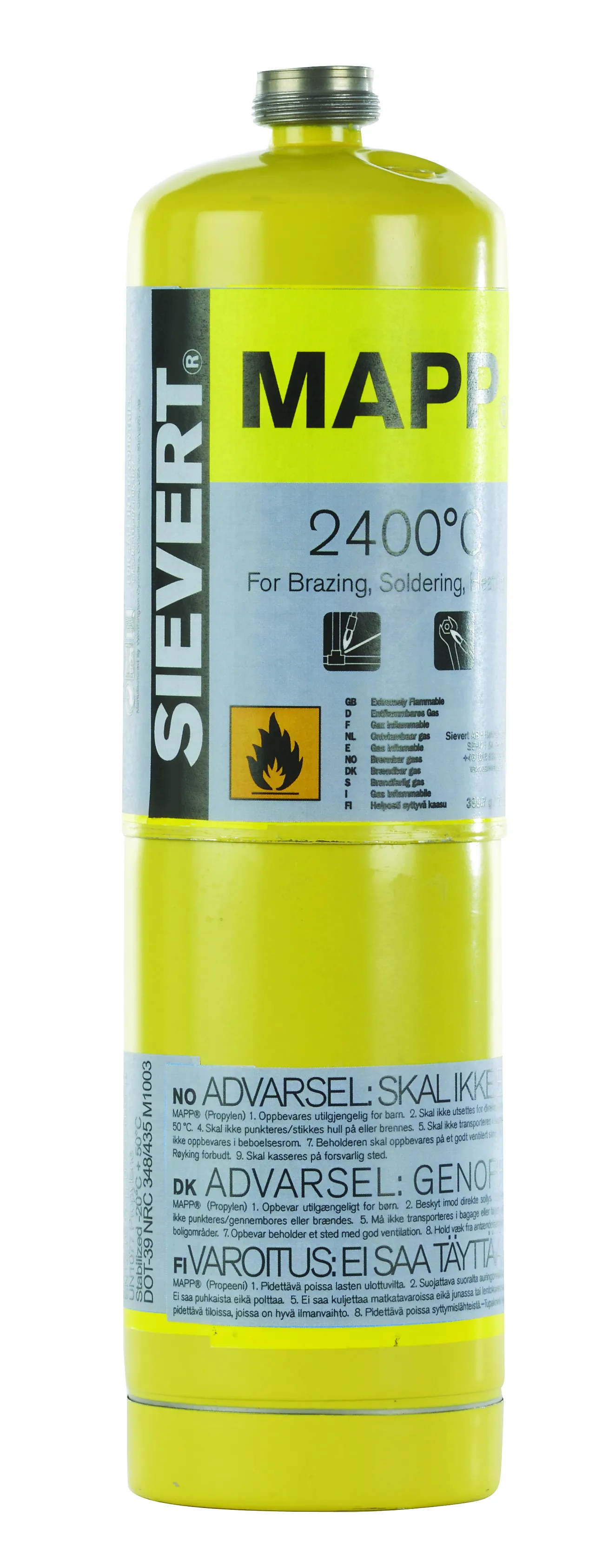 Gassbeholder engangs mapp 400 gram null - null - 2 - Miniatyr