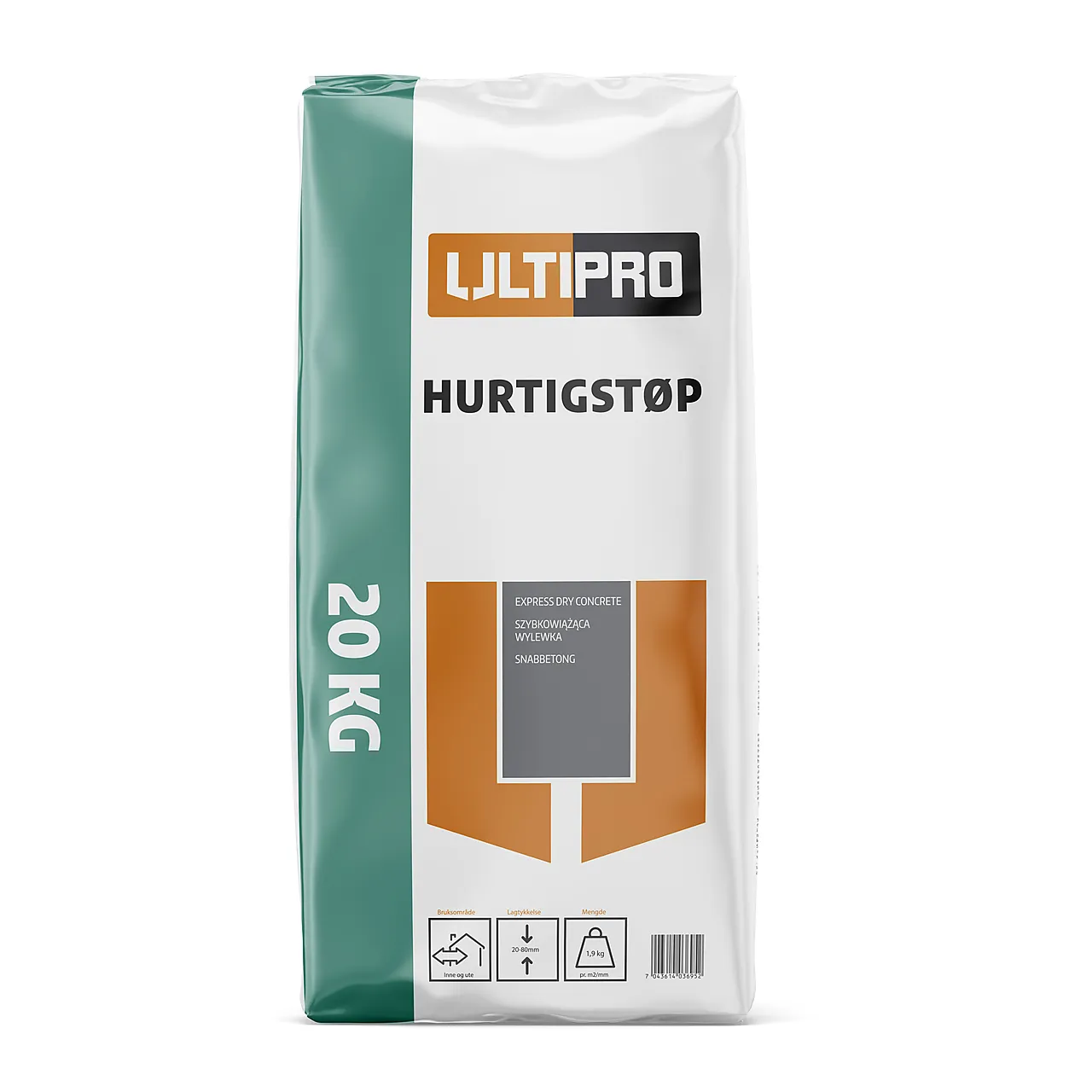 Hurtigstøp 20 kg Hurtigstøp 20 kg
