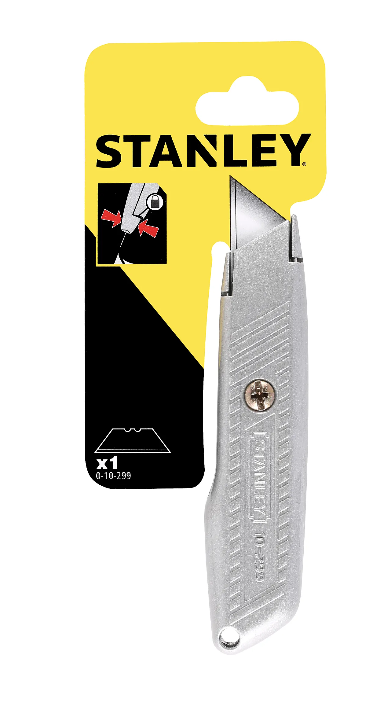 Kniv utility m/fast blad 0-10-299 stanley Kniv utility m/fast blad 0-10-299 stanley