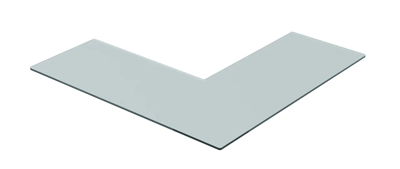 Gulvplate Odense Klart Glass