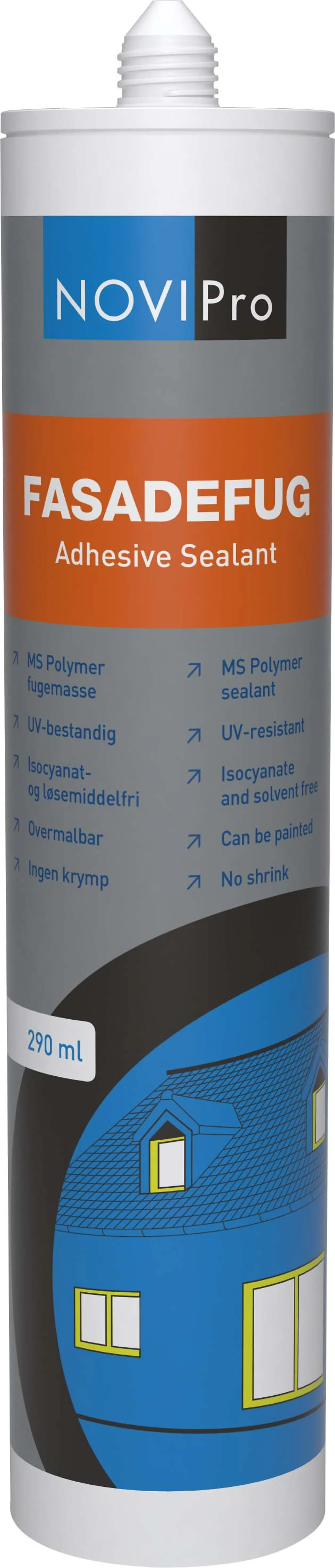 Fasadefug betonggrå 290 ml Fasadefug betonggrå 290 ml