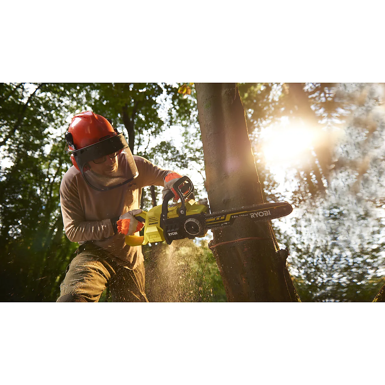 Kjedesag RY36CSX35A-150 36V 35 cm m/batteri og lader null - null - 3 - Miniatyr