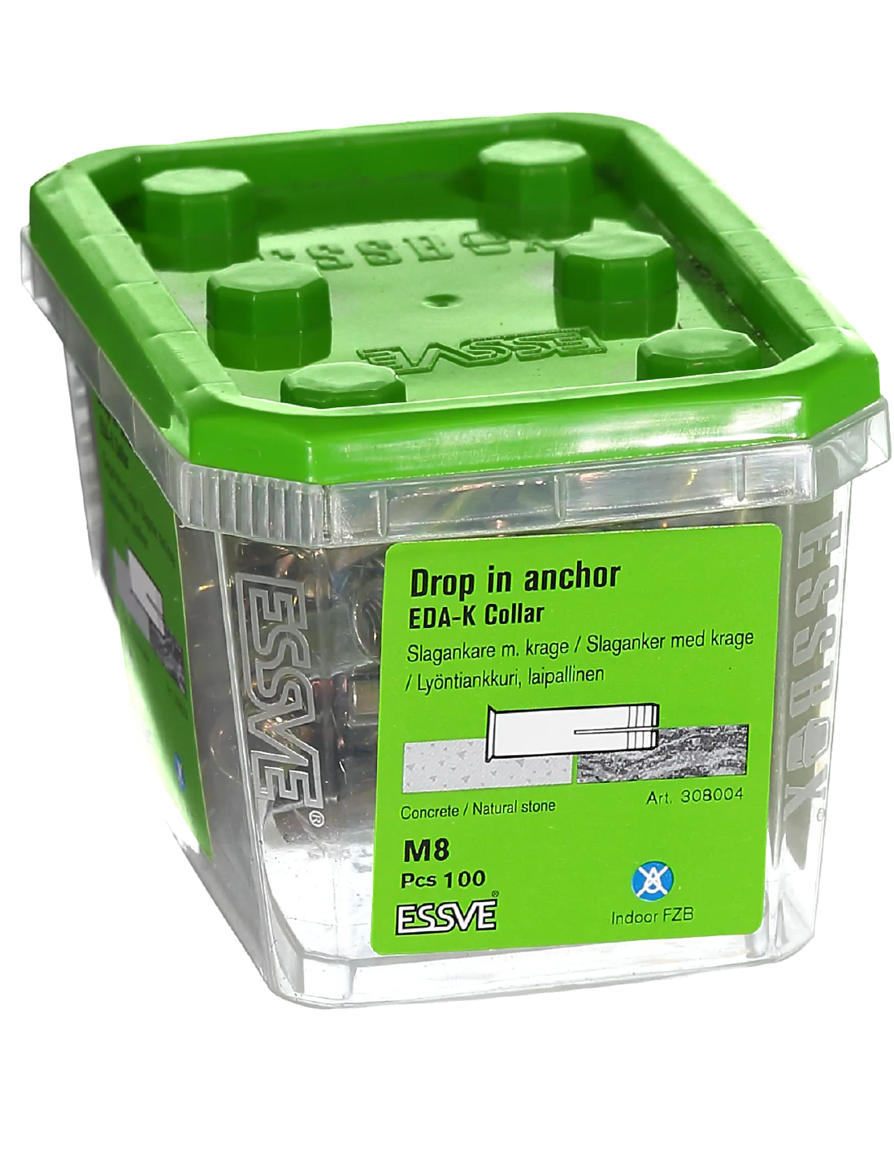 Slaganker eda-k m8 fzb a-100med krage null - null - 2 - Miniatyr