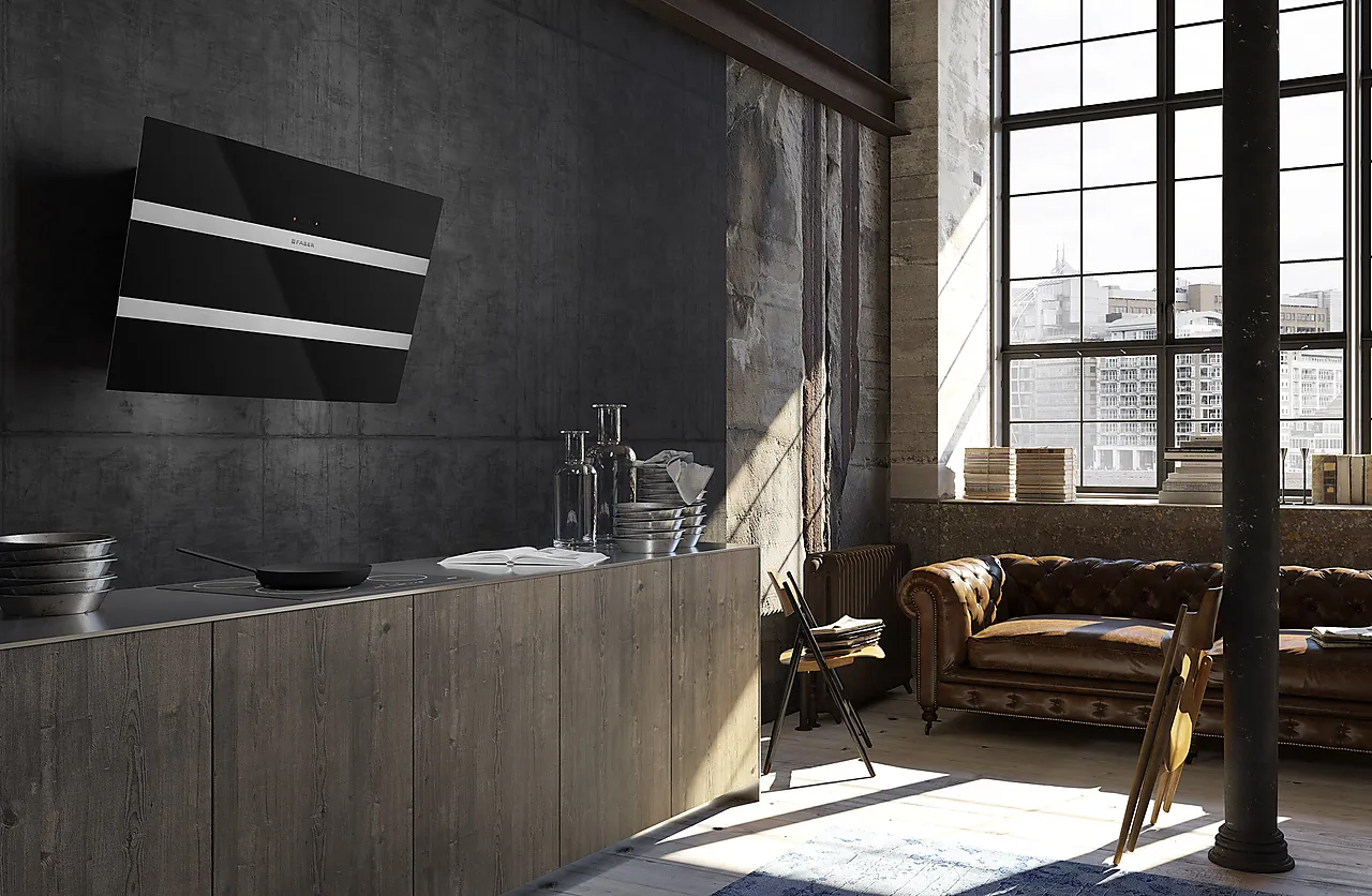 Kjøkkenvifte Argo sort 80 cm Kjøkkenvifte Argo sort 80 cm