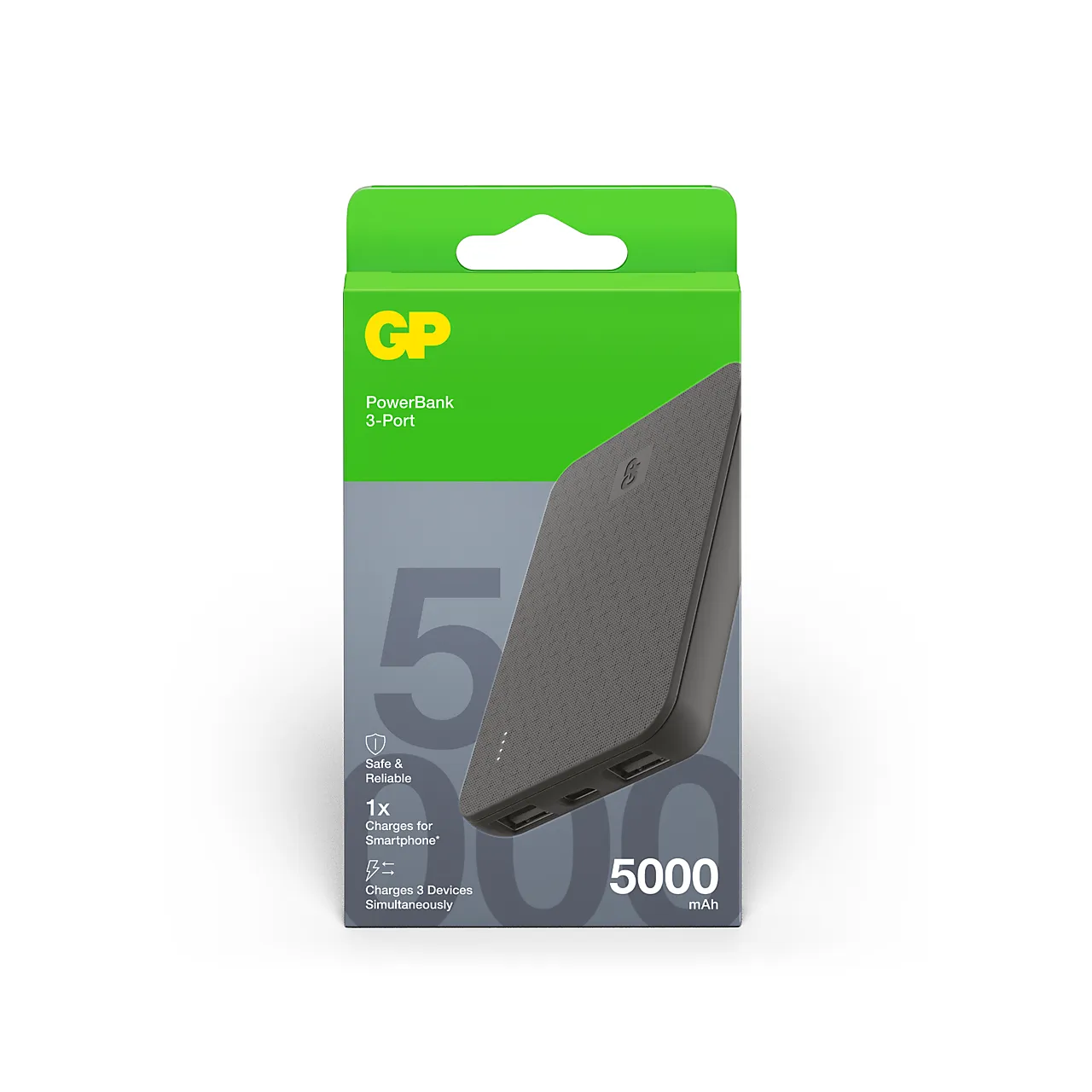 GP Powerbank Plus 5000mAh Black null - null - 3 - Miniatyr