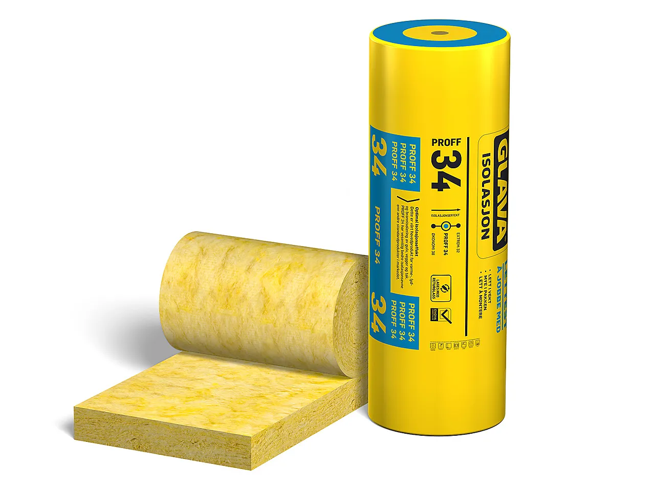 Glava proff 34 rull 50x1180x9200mm 1 stk 10,86 m2/pk