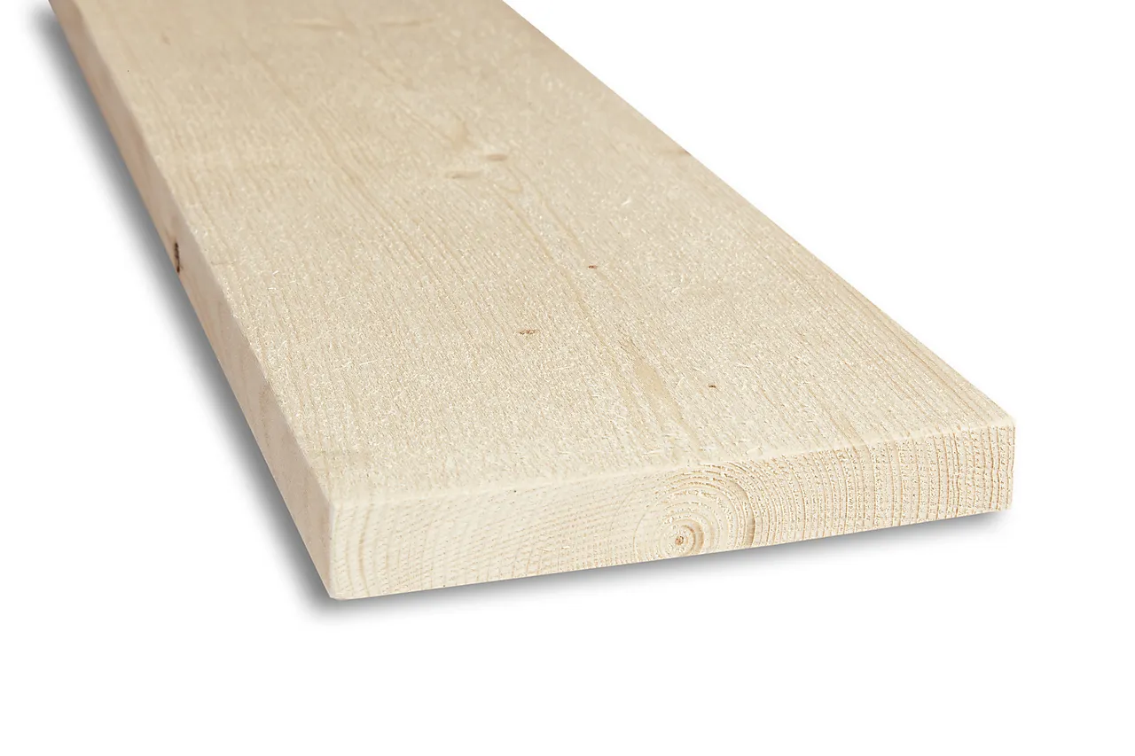 Kledning rektangulær ubehandlet 22x148 mm gran klasse 1 null - null - 3 - Miniatyr