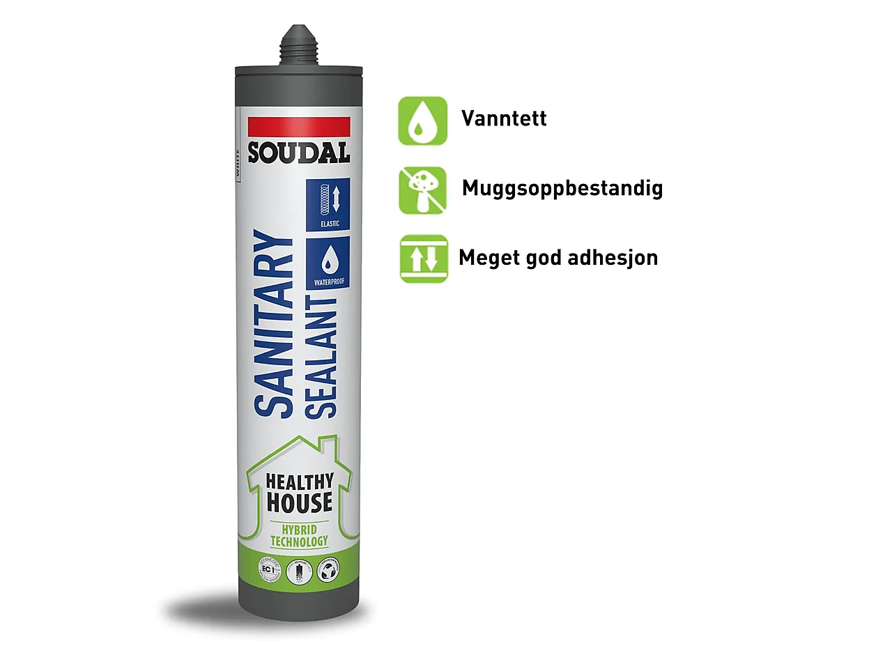 Fugemasse Sanitary Sealant 290 ml hvit Fugemasse Sanitary Sealant 290 ml hvit