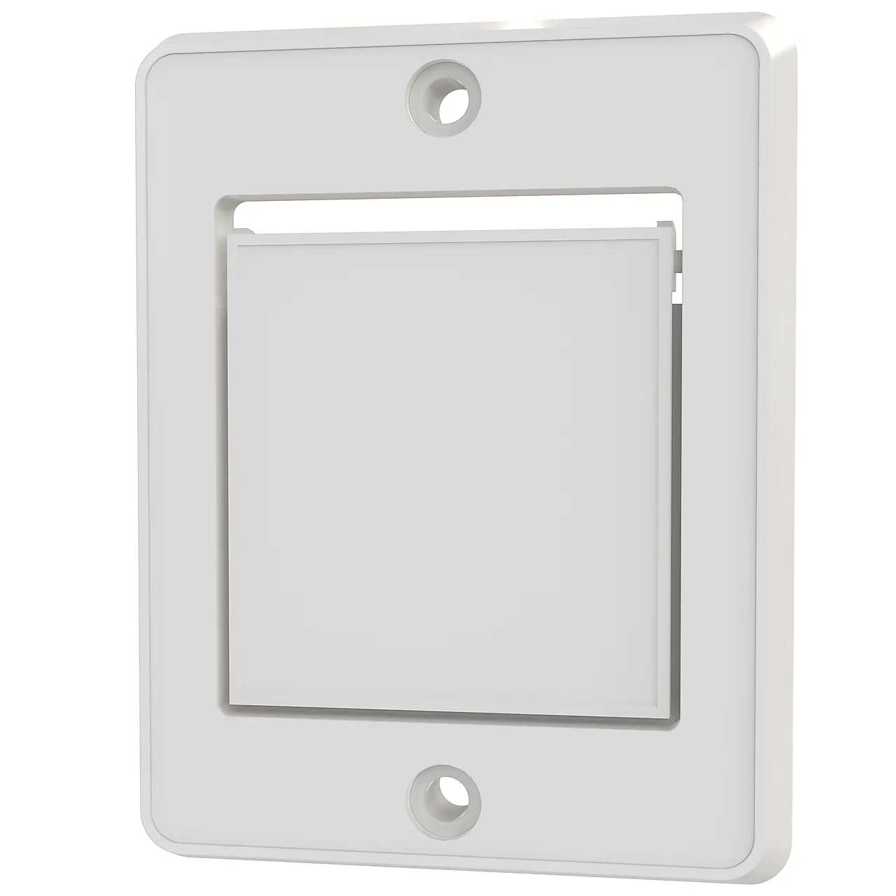 Utblåsningsventil for sentralstøvsuger hvit