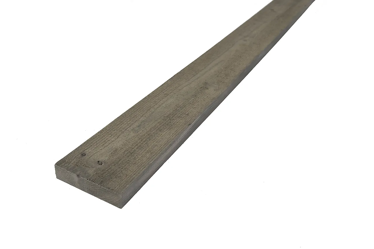 Kledning rektangulær furu 22x98 mm grå null - null - 2 - Miniatyr
