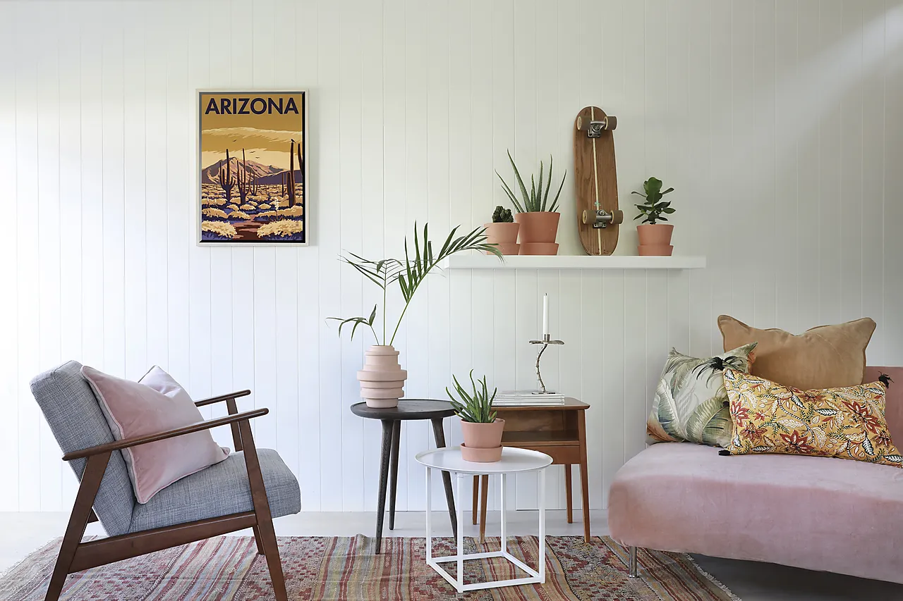 Veggplate trefiber hvit 11x620x2390 mm null - null - 2 - Miniatyr