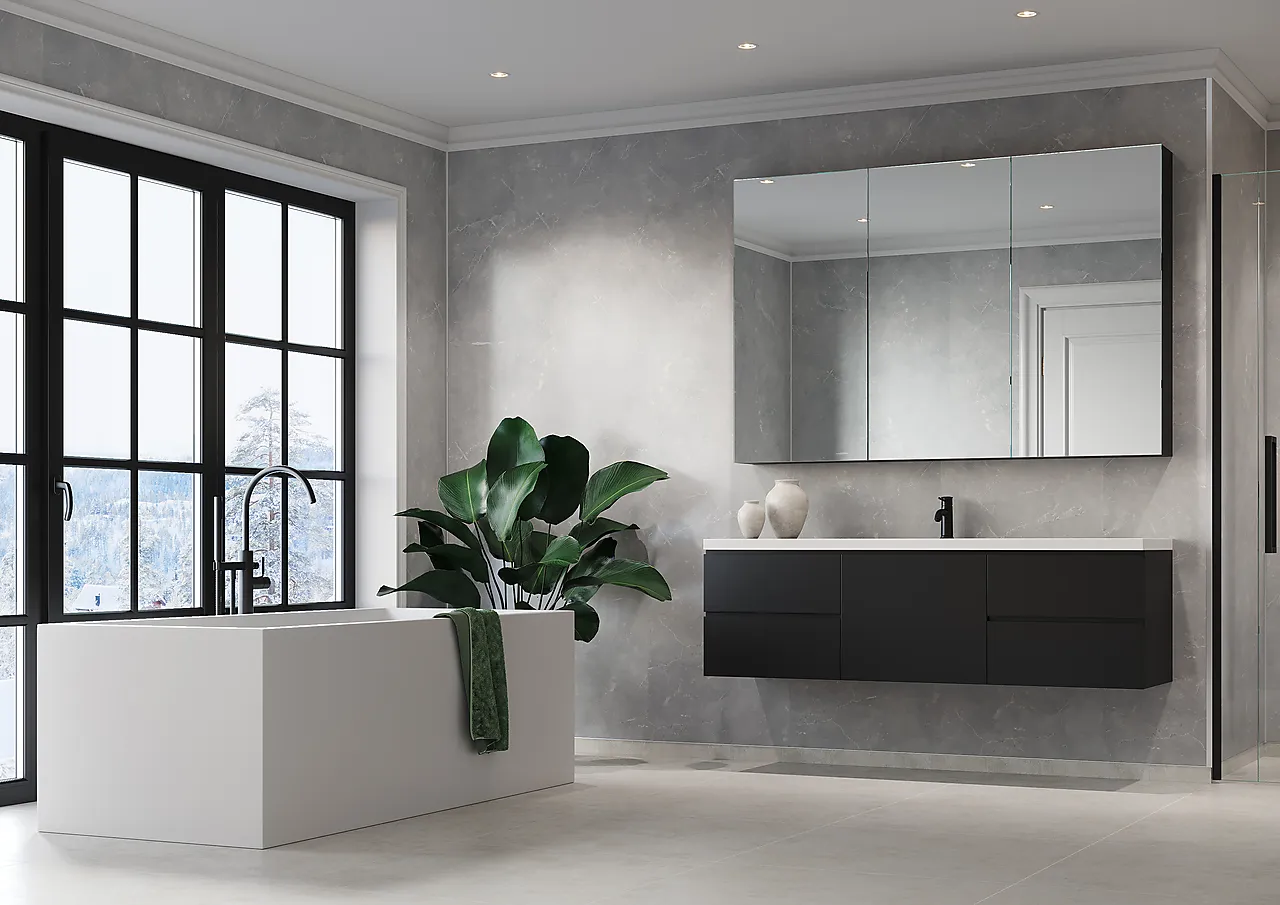 Baderomsp 2279m00 grey marble no tile 10x620x2400 Baderomsp 2279m00 grey marble no tile 10x620x2400