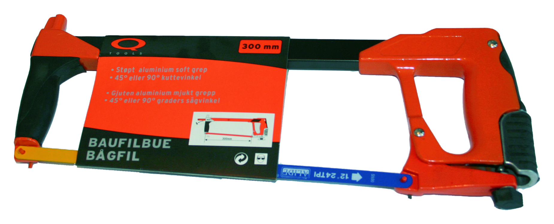 Optimura Tools Q-tools baufilsag 300 mm | Optimera.no