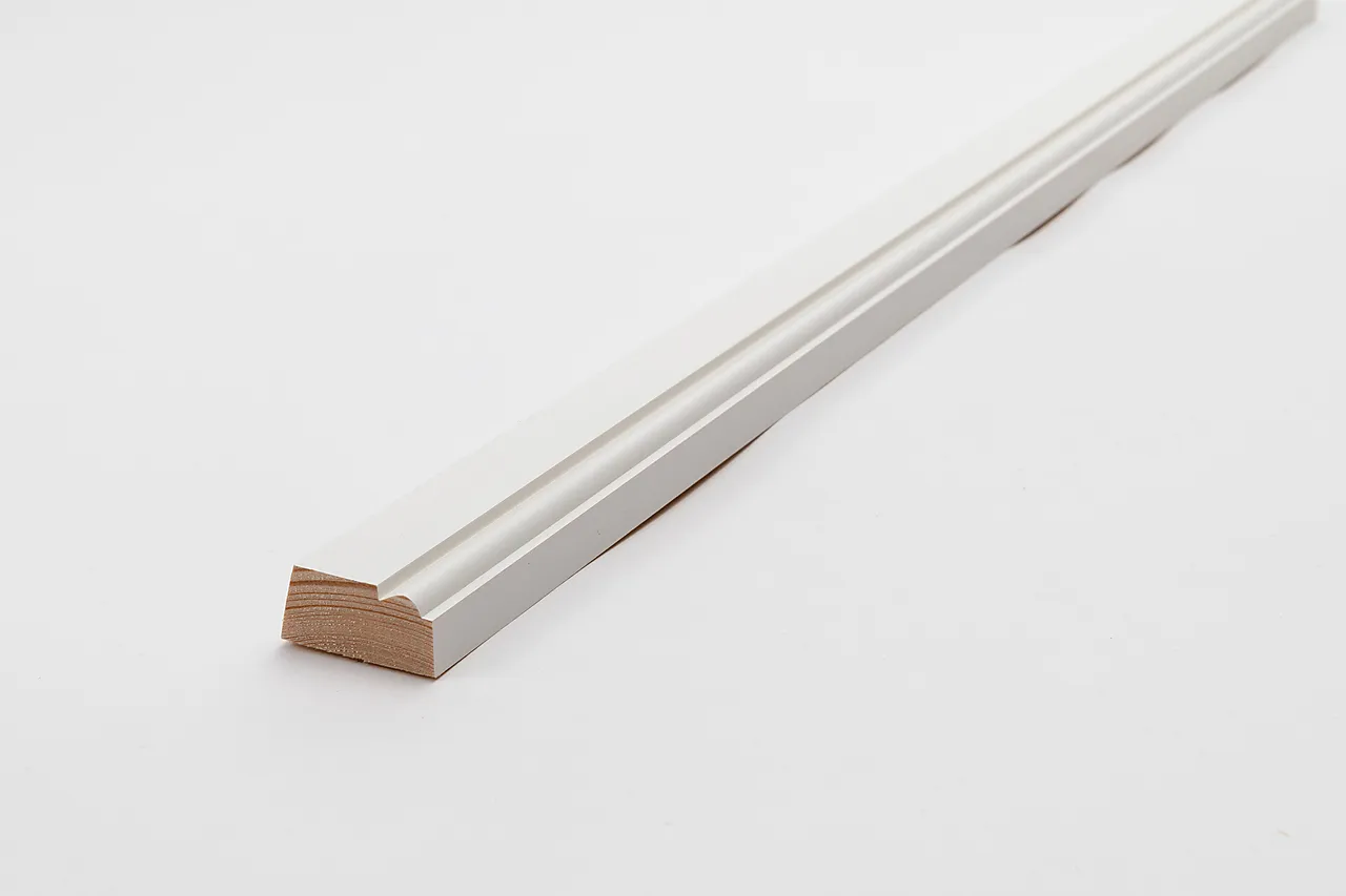 Furu 21x045 klemlist s16 utv malt 2str hvit utv grunning mellomstrøk