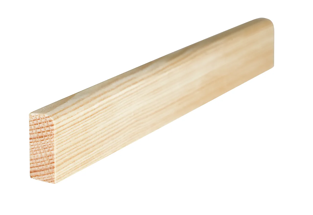 Feielist rund 9x45 mm ubehandlet furu null - null - 3 - Miniatyr