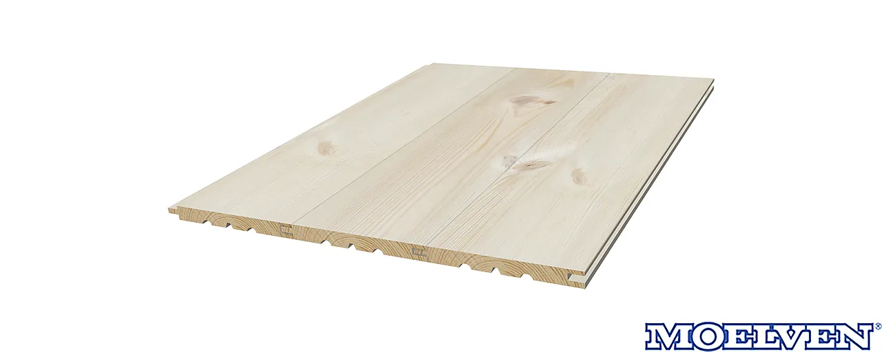 Glattpanel natur 14x145 mm furu Glattpanel natur 14x145 mm furu