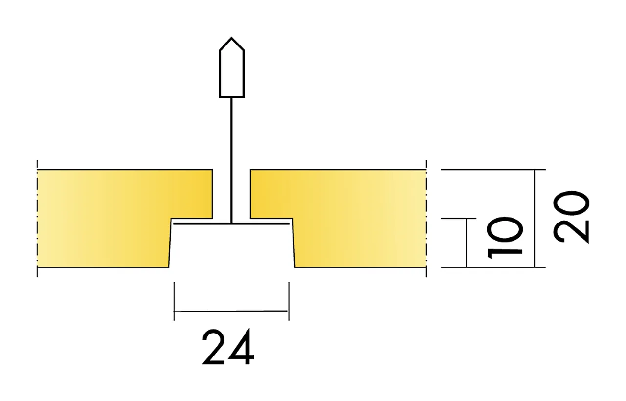 Himlingsplate Venus E 20x600x600 mm Himlingsplate Venus E 20x600x600 mm